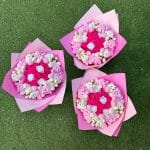 Buchet Ursuleti & Trandafiri Hot Pink Clasic