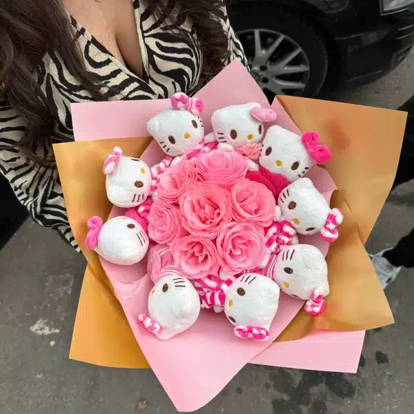 Buchet Baby Hello Kitty