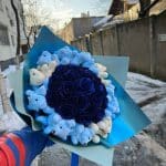 Buchet Ursuleti Glitter Blue