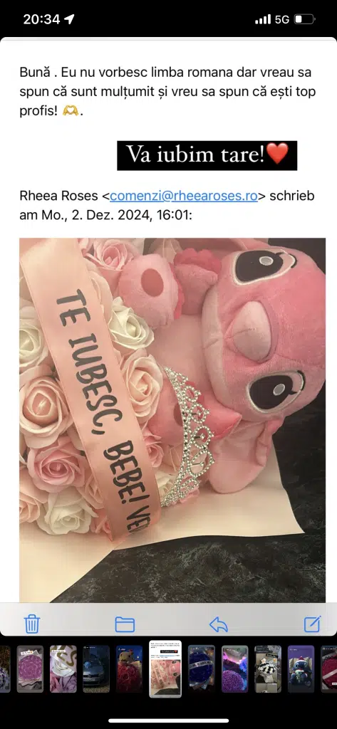 Testimonial Rheea Roses
