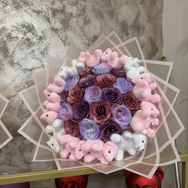 Buchet Ursuleti Sclipici Holografic