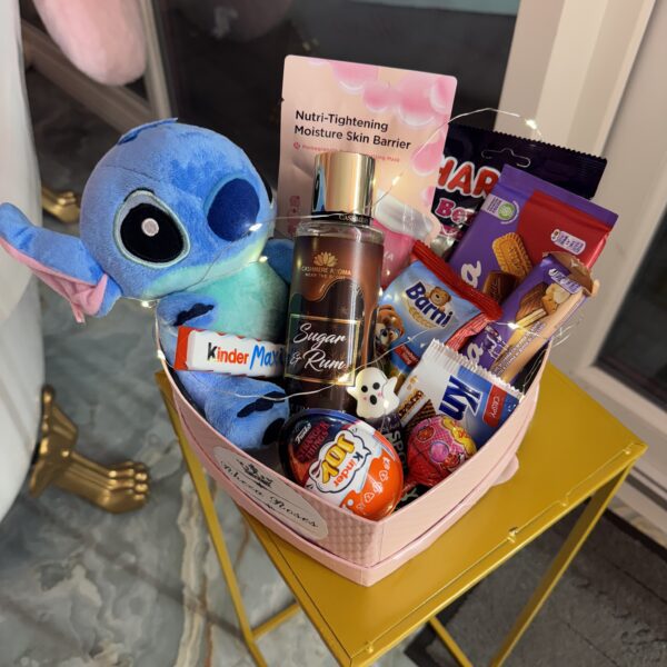 Cutie Cadou Mos CRACIUN Stitch Dulciuri