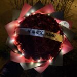 Buchet 29 trandafiri cu sclipici cadou special de 8 Martie pentru mama